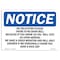 Signmission OSHA Notice Sign, 18" Height, 24" Width, No Soliciting Please There Is No Door Bell Sign, Landscape OS-NS-D-1824-L-14836 - alternate 1